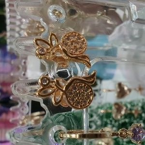 Gold plated earrings fairy🧚‍♀️